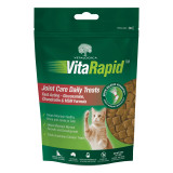 Vetalogica VitaRapid Joint Care Treats for Cats - 100g, supports joint health with glucosamine and tasty chicken flavor.