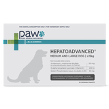 PAW by Blackmores Hepatoadvanced pour les chiens moyens et grands de plus de 15 kg - 30 comprimés
