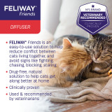 Feliway Friends Diffuser Refill 48mL to reduce cat conflict and promote harmony at home. Drug-free and veterinarian recommended.