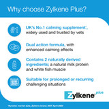 Zylkene Plus Calming Supplement For Small Cats & Dogs Under 10kg