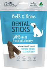 Bell & Bone Dental Sticks - Lamb, Mint & Manuka Honey, Small 7 Sticks