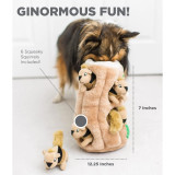 Outward Hound Hide A Squirrel Plush Puzzle Toy | 4 Sizes Available - Image 22 of 25