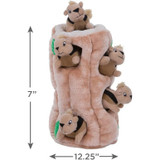 Outward Hound Hide A Squirrel Plush Puzzle Toy | 4 Sizes Available