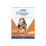 Sentinel Spectrum Tasty Chews for Very Small Dogs <4kg - Orange 3 pack