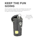 Outward Hound Hide A Raccoon Plush Dog Puzzle with 3 Squeaker Toys - Image 4 of 7