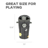 Outward Hound Hide A Raccoon Plush Dog Puzzle with 3 Squeaker Toys - Image 6 of 7