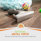 FURminator Grooming Rake For Cats & Dogs