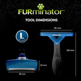 FURminator Long Hair Deshedding Tool For Large Dogs