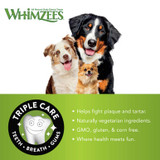 Whimzees Hedgehog Large Dog Dental Treats 6 Pack