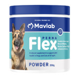 Mavlab PernaFlex Joint Health Supplement Powder for Dogs & Cats, 250g, supports joint health for all ages.