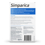 Simparica for medium dogs (10.1-20kg): effective flea and tick treatment for one month.