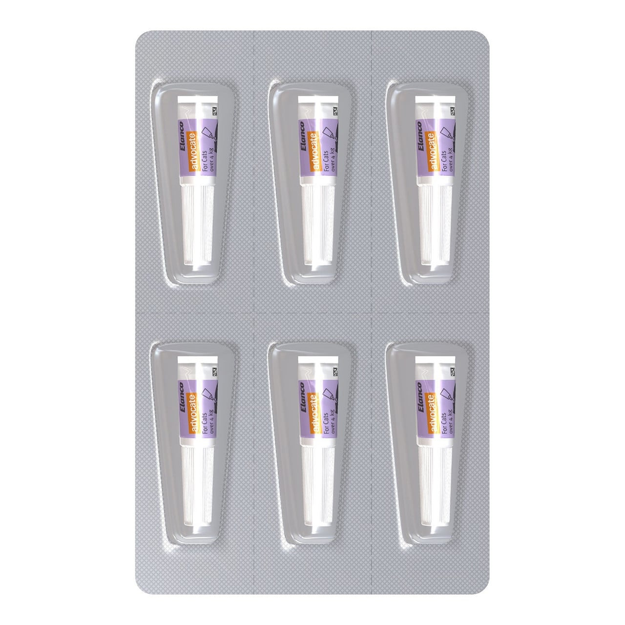 Advocate for Large Cats over 4 kg - 6 Pack for effective flea and worm treatment.