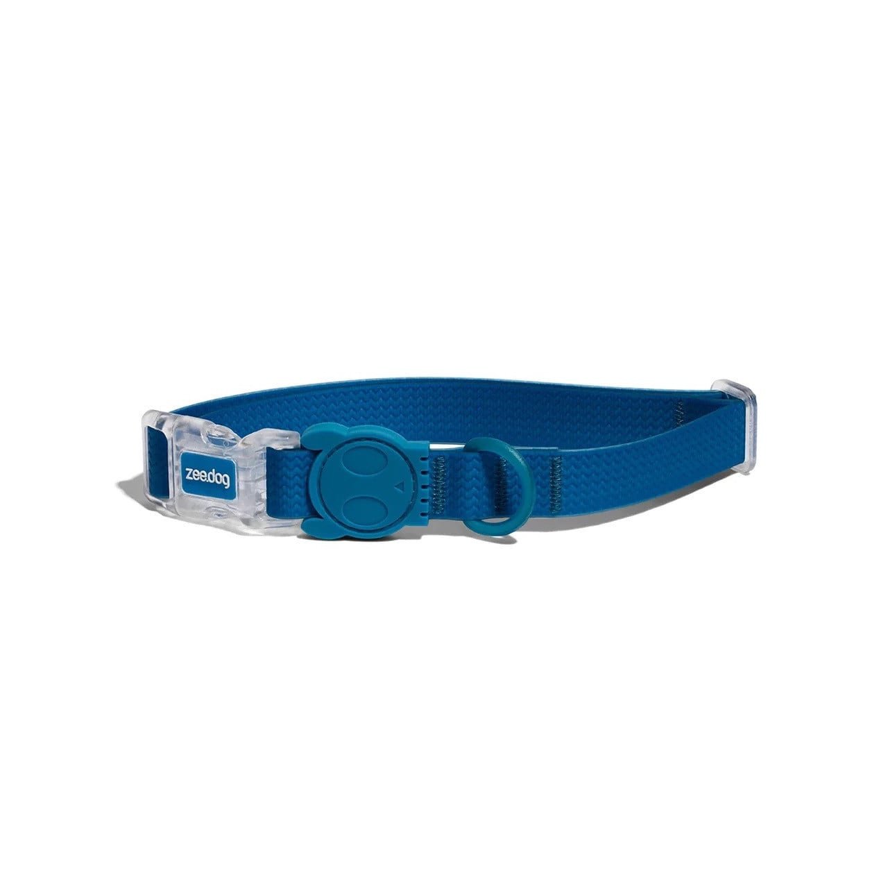 Zee.Dog Neopro Blue Collar, durable and stylish pet accessory for dogs.