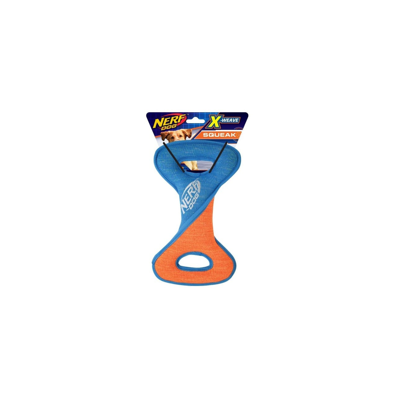 NERF DOG X Weave Infinity Twist Tug Blue/Orange 32.5cm - Image 1 of 2