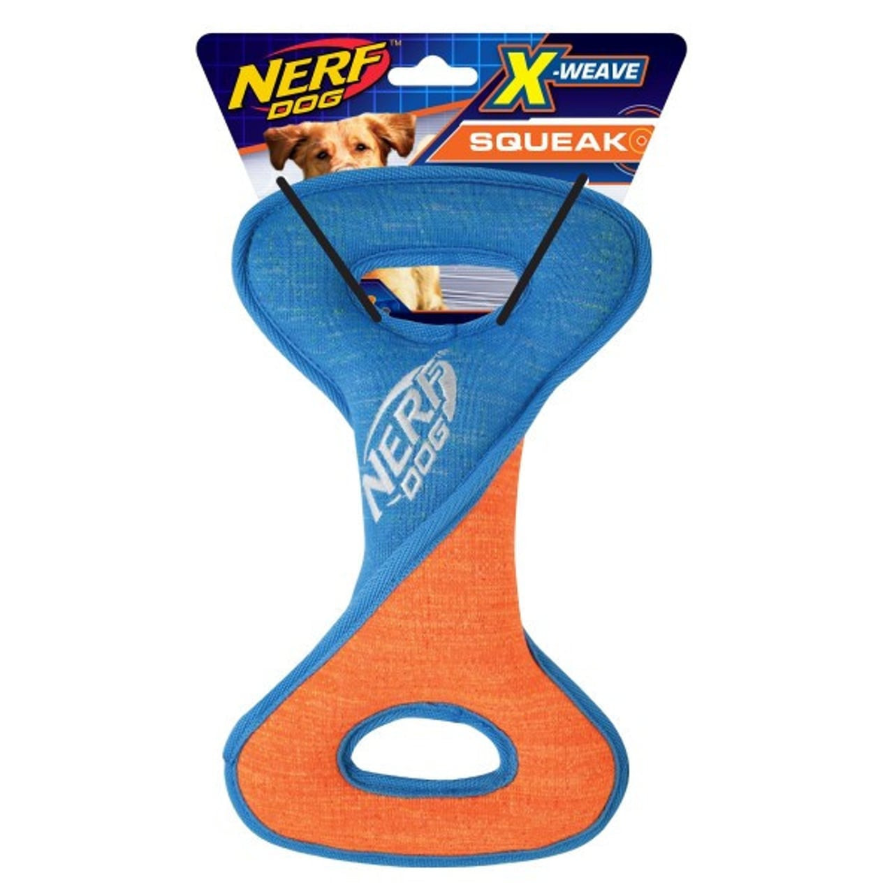 NERF DOG X Weave Infinity Twist Tug Blue/Orange 32.5cm - Image 2 of 2