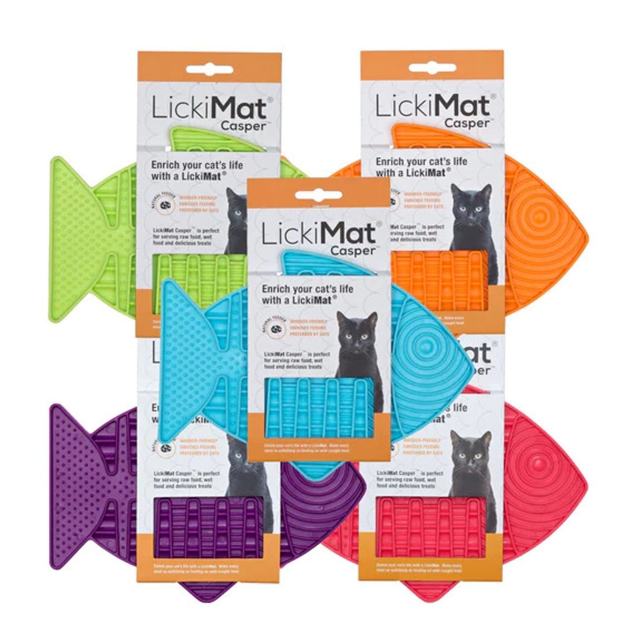 LickiMat Casper - Slow Feeding Mat for Cats - Image 1 of 7