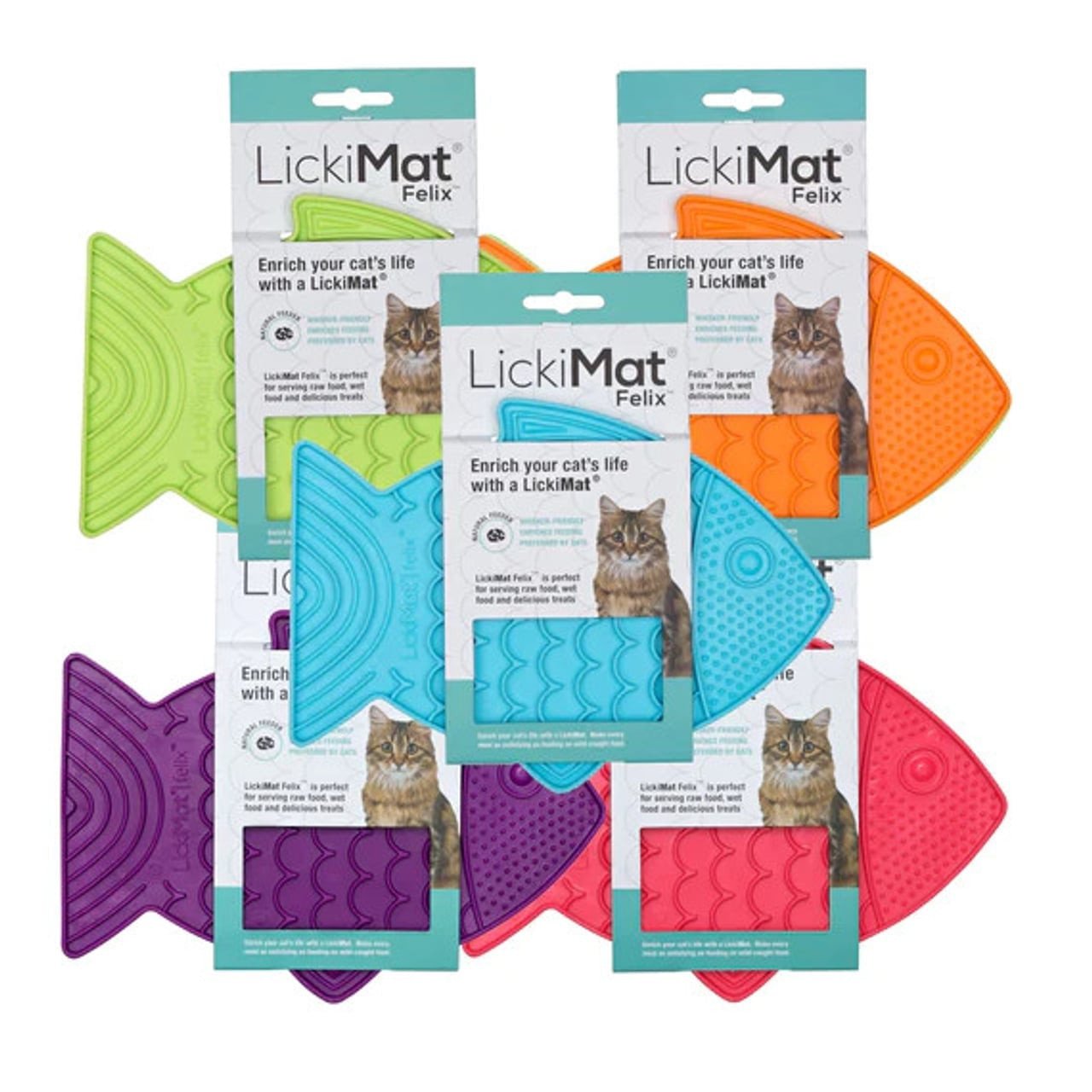 LickiMat Felix - Slow Feeding Mat for Cats - Image 1 of 6