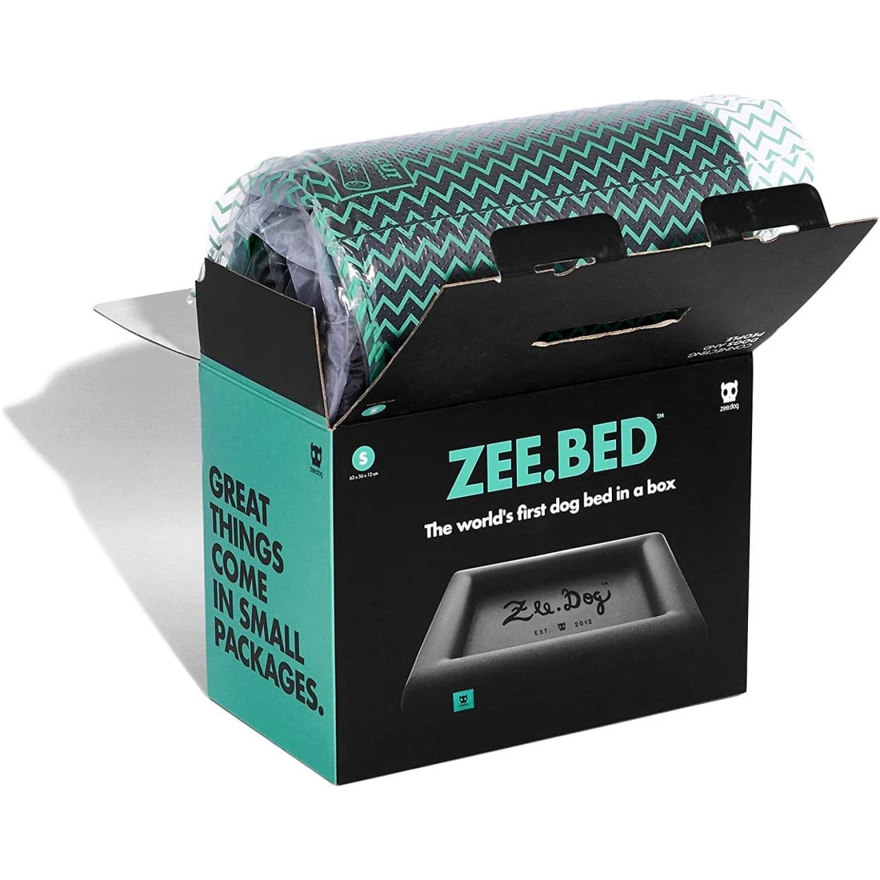 Zee.Dog Memory Foam Orthopaedic Dog Bed with Removable Cover - Image 3 of 5