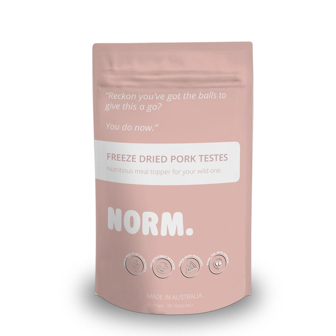 Norm Pork Testes Meal Topper - Image 1 of 2