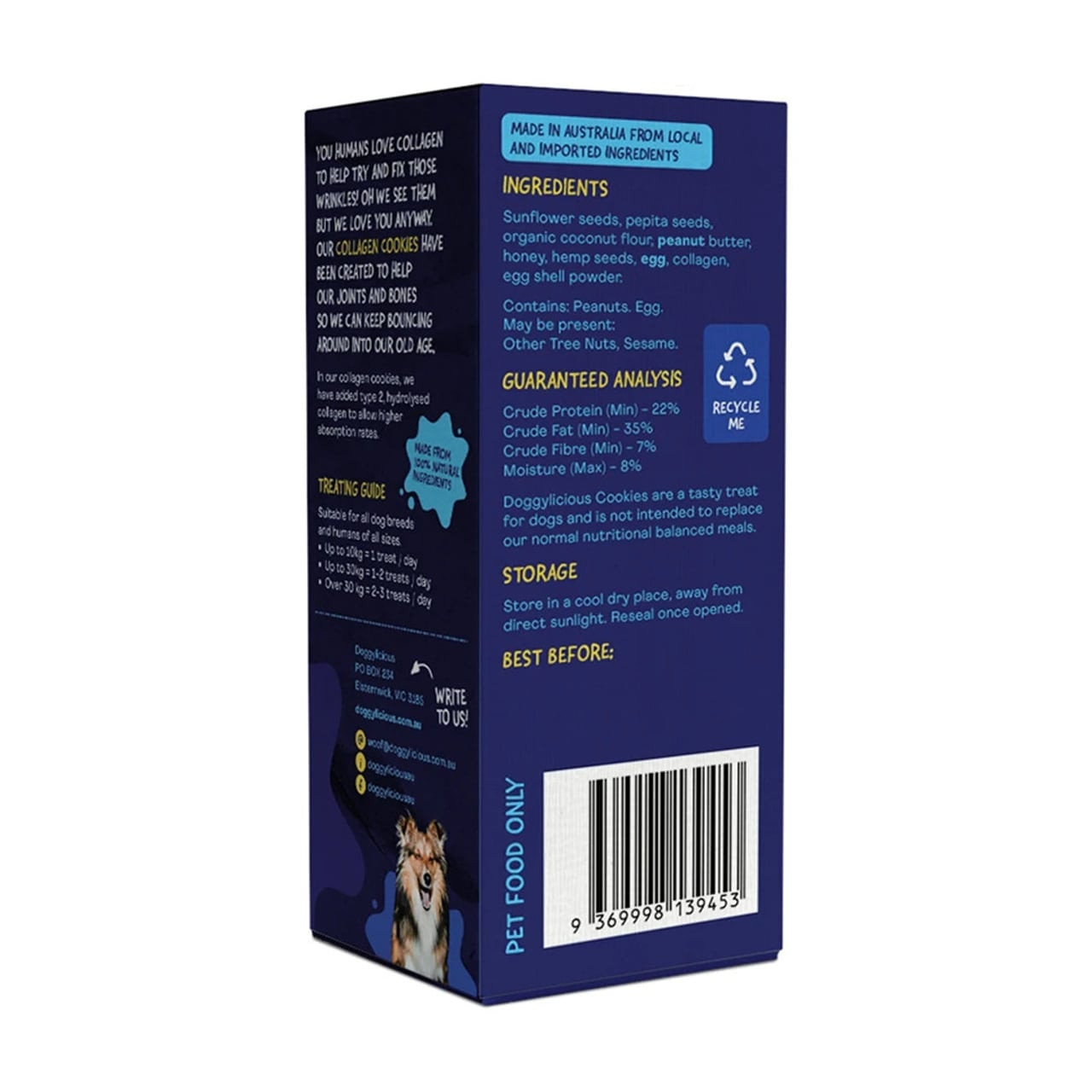 Hip & Joint Care Doggy Cookies - Bone and Joint Health Boosting Biscuits (180g) - Image 2 of 3