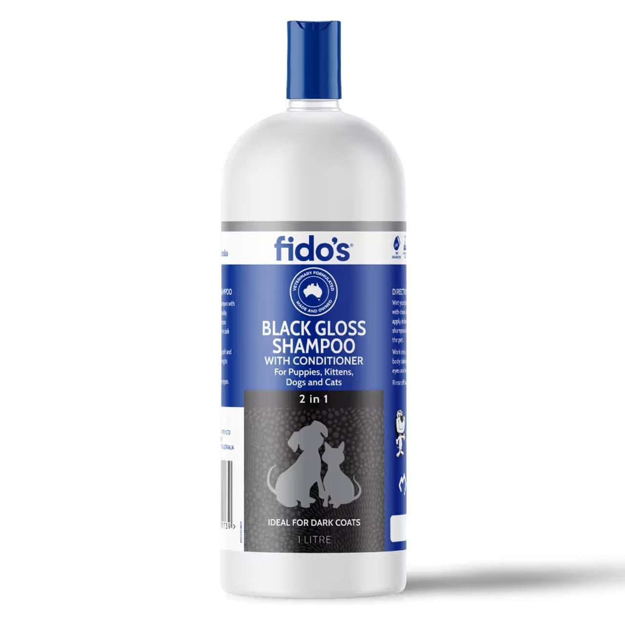 Fido's Black Gloss Shampoo - 1L - Image 2 of 2