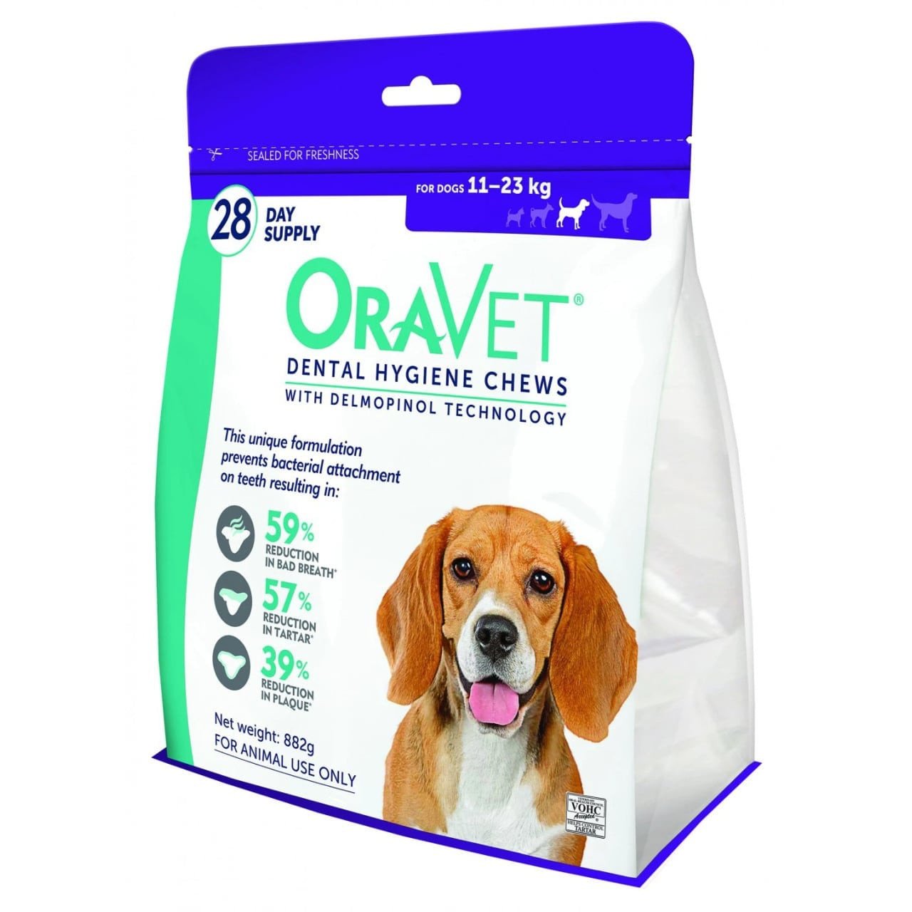 Oravet Dental Chews for Medium Dogs 11-23 kg (28 Pack)
- Image 2 of 2