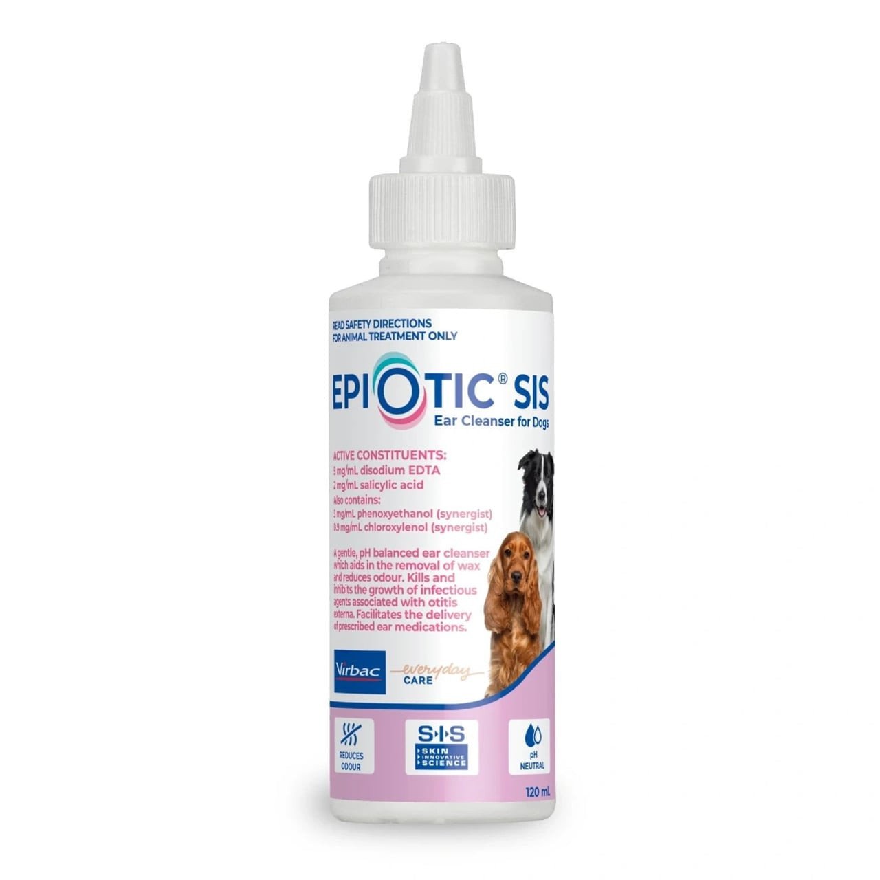 Virbac EpiOtic SIS Ear Cleanser For Dogs | 3 Sizes Available - Image 1 of 3