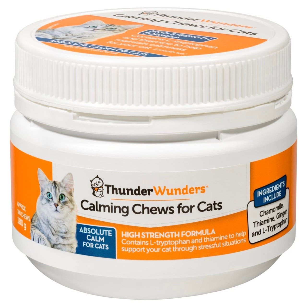 ThunderWunders Calming Chews for Cats 180g - Image 1 of 8