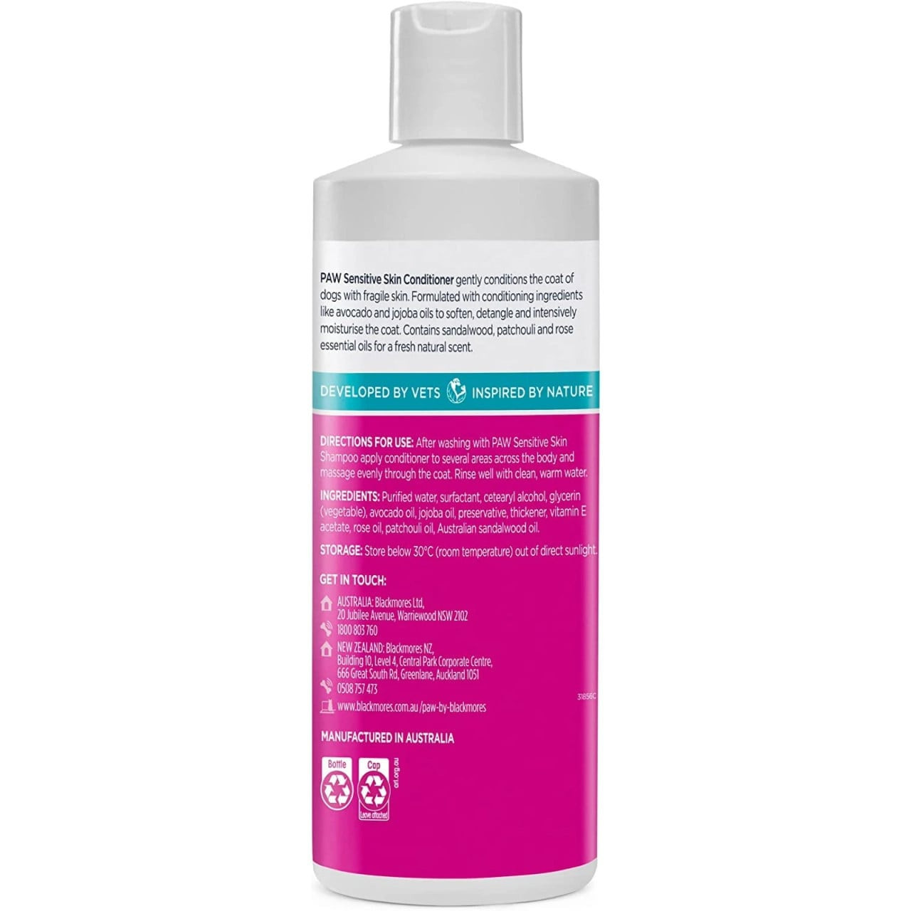 PAW by Blackmores Sensitive Skin Conditioner for Dogs 500ml - Image 2 of 9