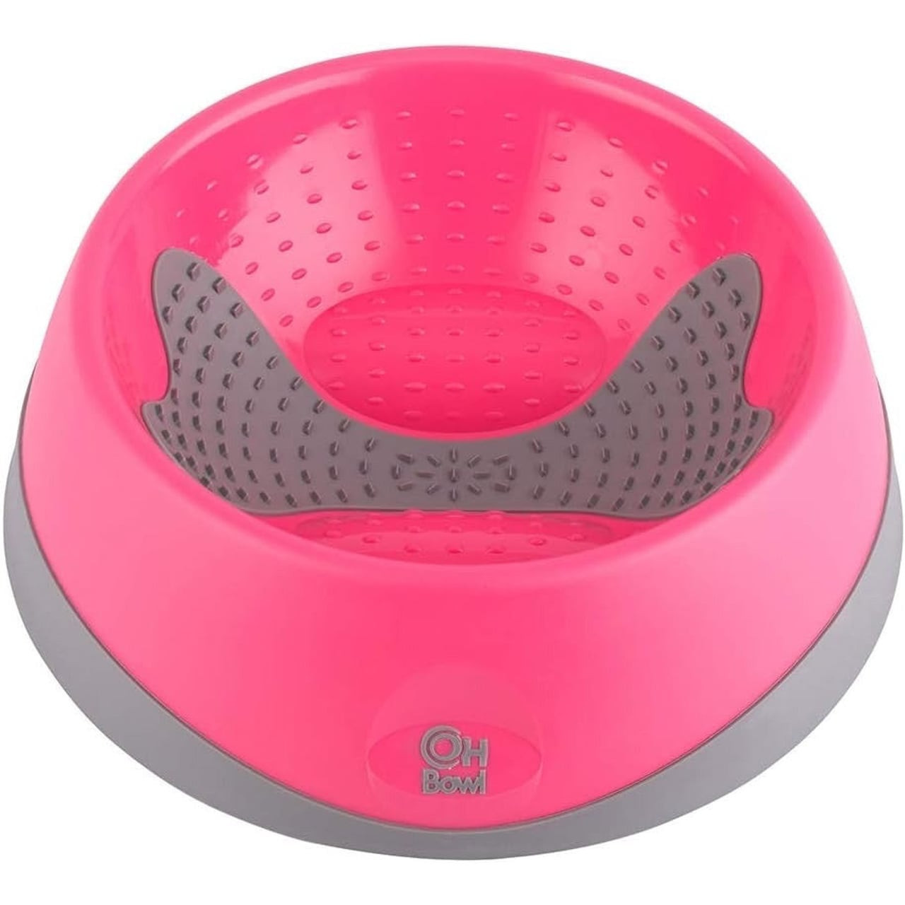 LickiMat Oh Bowl Oral Hygiene Dog Bowl Large Magenta