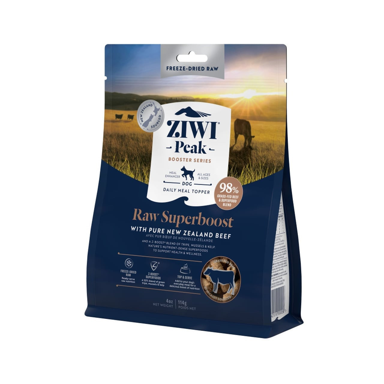 Ziwi Peak Freeze Dried Dog Superboost Beef 114g - Image 2 of 4
