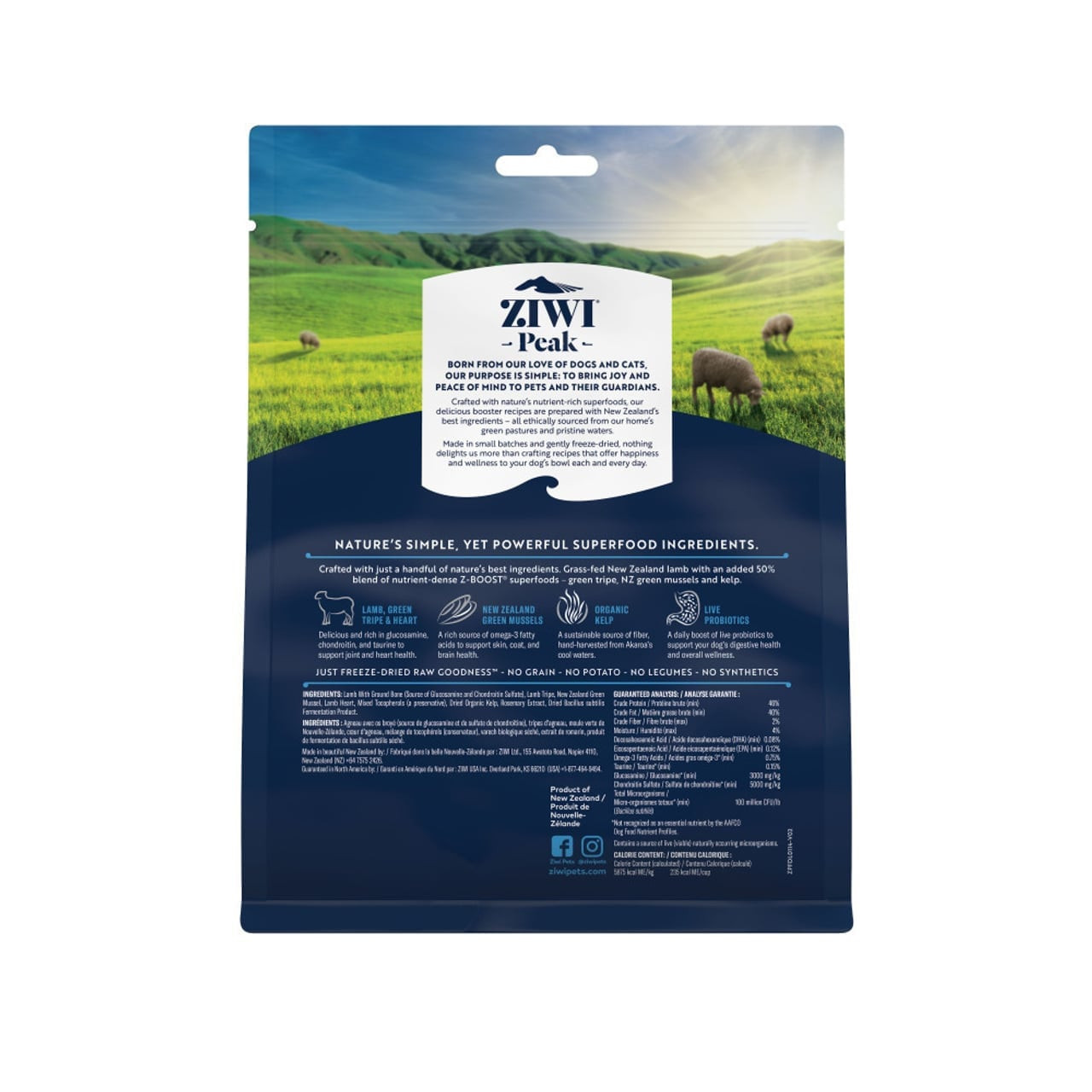 Ziwi Peak Freeze Dried Dog Superboost Lamb 114g - Image 4 of 4