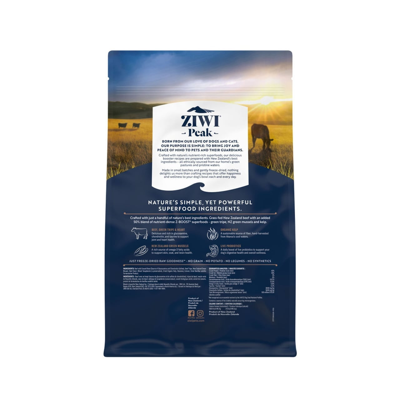 Ziwi Peak Freeze Dried Dog Superboost Beef 320g - Image 4 of 4