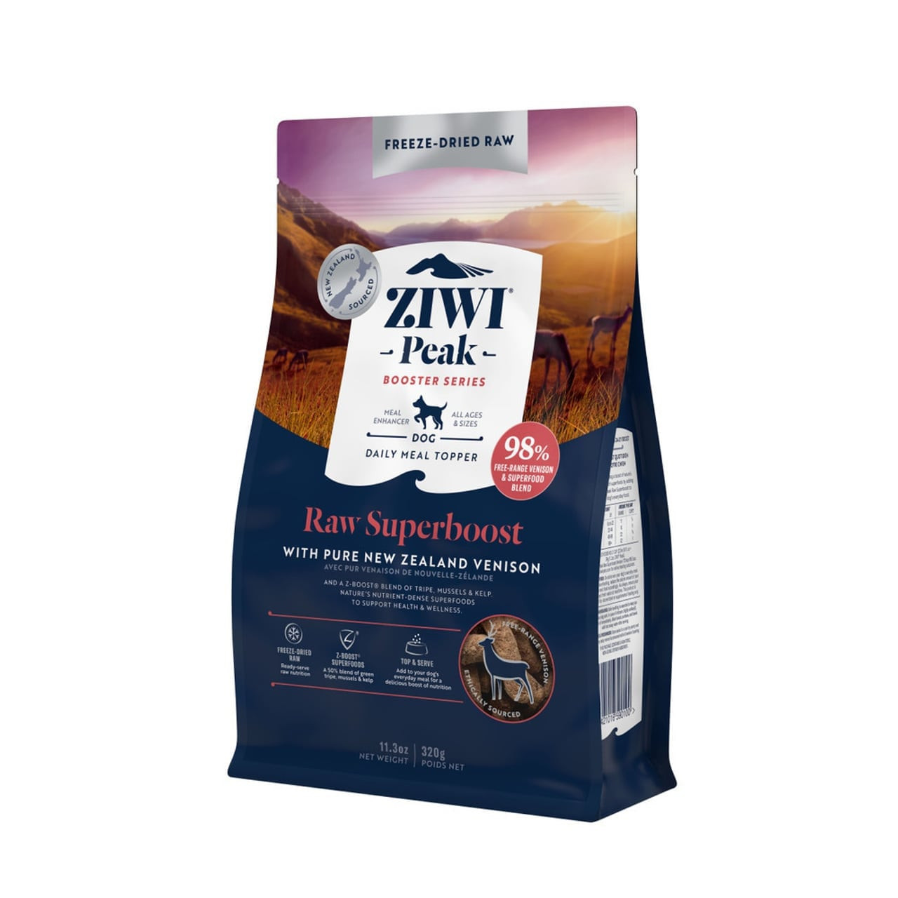 Ziwi Peak Freeze Dried Dog Superboost Venison 320g - Image 2 of 4