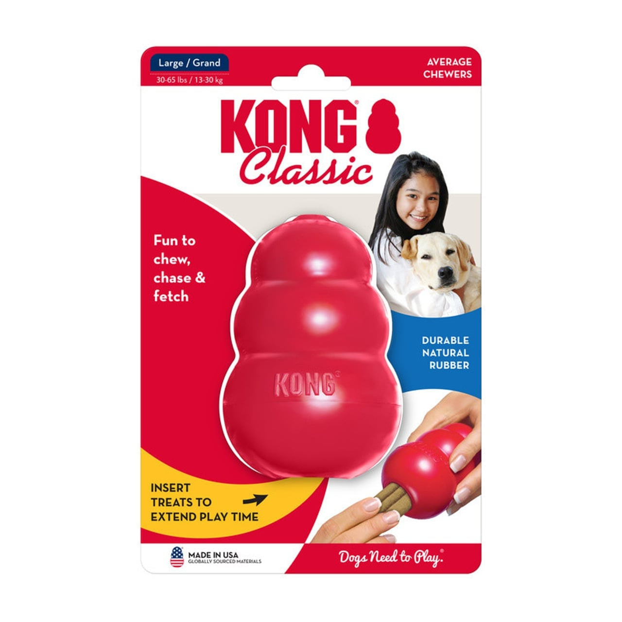 KONG Classic Interactive Dog Toy Large - Image 2 of 7