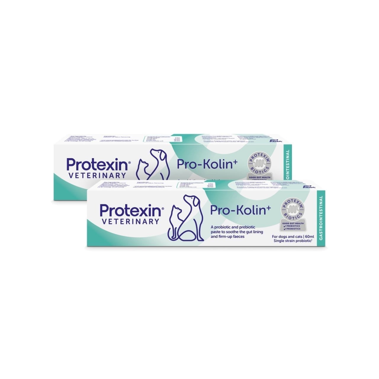 Protexin Pro Kolin+ Probiotic Paste for Dogs & Cats, supports gut health and firm feces.