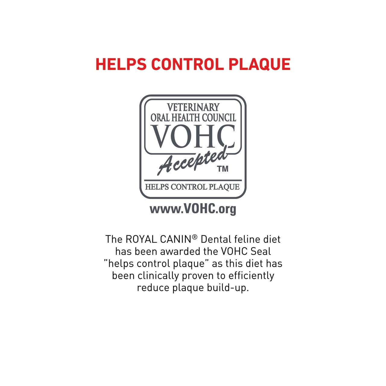 Royal Canin Veterinary Diet Feline Dental S/O Dry 1.5kg for plaque control in cats.