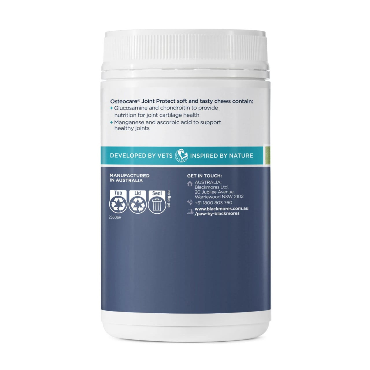 PAW Osteocare Joint Protect Chews for medium & large dogs, 500g - supports joint health with glucosamine and chondroitin.