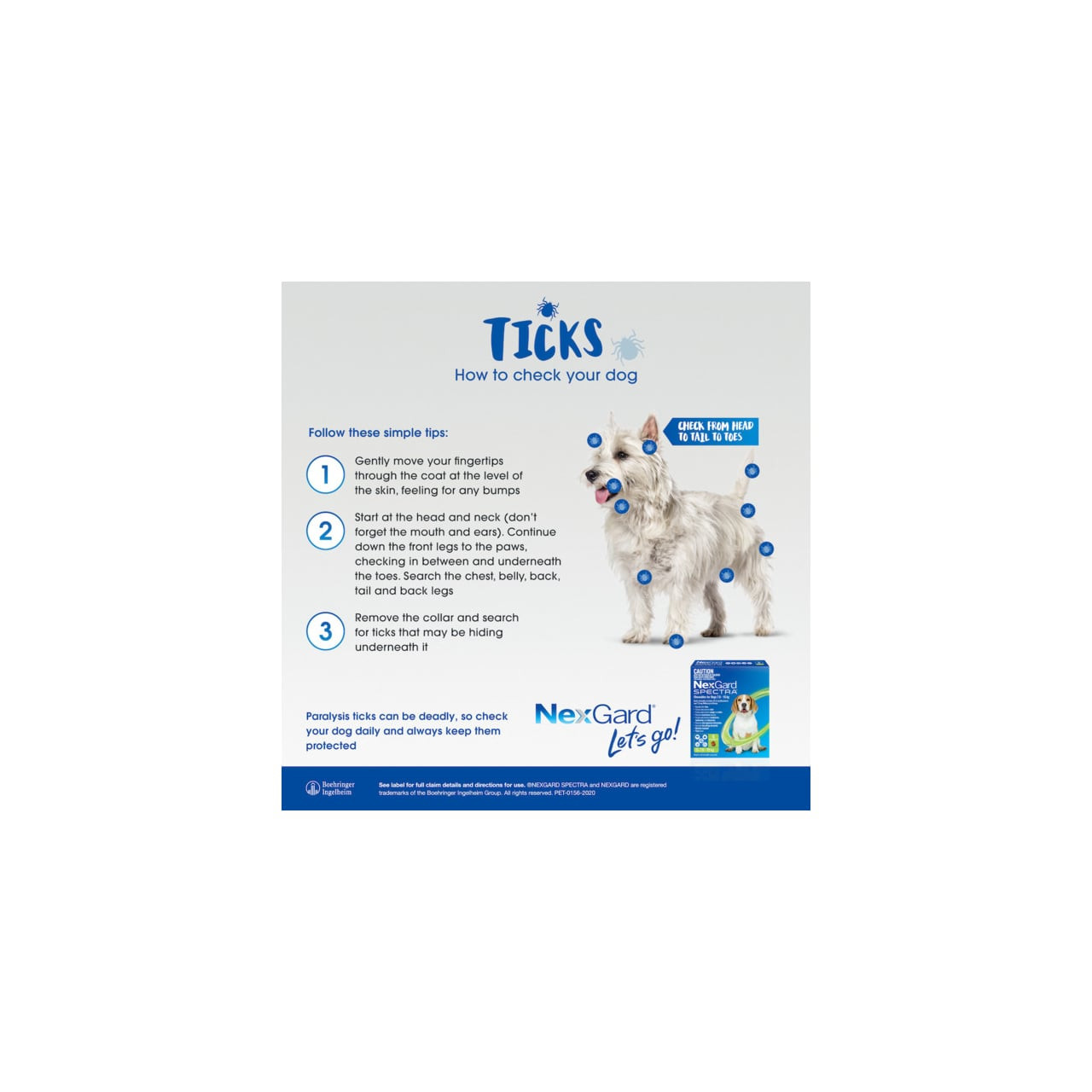 NexGard Spectra chewables for small dogs 3.6-7.5kg, yellow packaging, effective tick and flea protection.