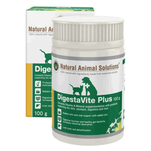 Natural Animal Solutions DigestaVite Plus Multivitamin For Dogs & Cats 100g - Image 1 of 6