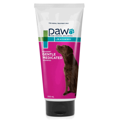 PAW By Blackmores Mediderm Gentle Medicated Shampoo For Dogs 200ml - Image 1 of 9