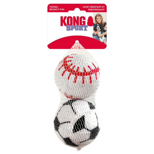 KONG Sport Balls Dog Toy 2 Pack Large - Image 1 of 4