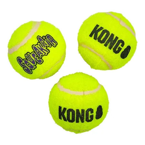 KONG AirDog Squeaker Balls 3 Pack Small - Image 1 of 4
