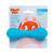 West Paw Hurley XS chew toy in aqua blue, durable and perfect for small dogs.