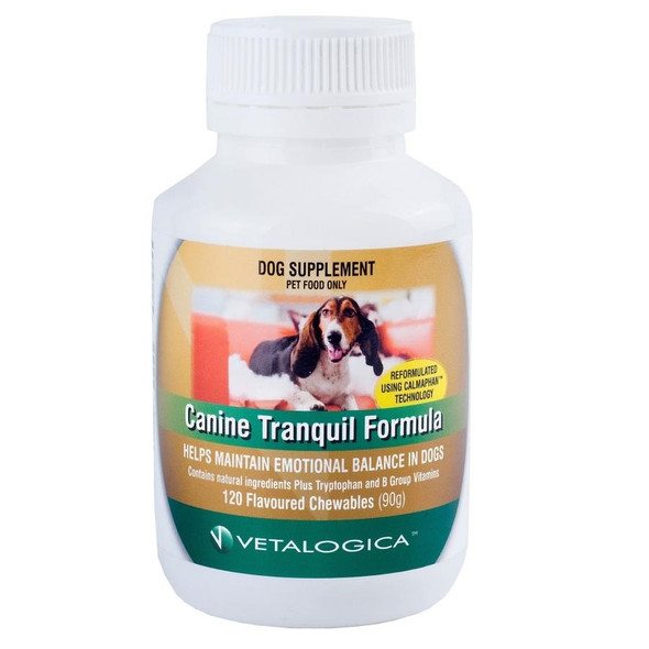 Vetalogica Canine Tranquil Formula For Dogs - 120 chews