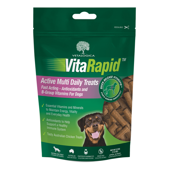 Vetalogica VitaRapid Active Multi Daily Treats for Dogs 210g