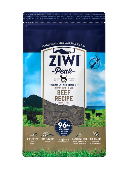 Ziwi Peak Beef Air-Dried Dog Food 4kg