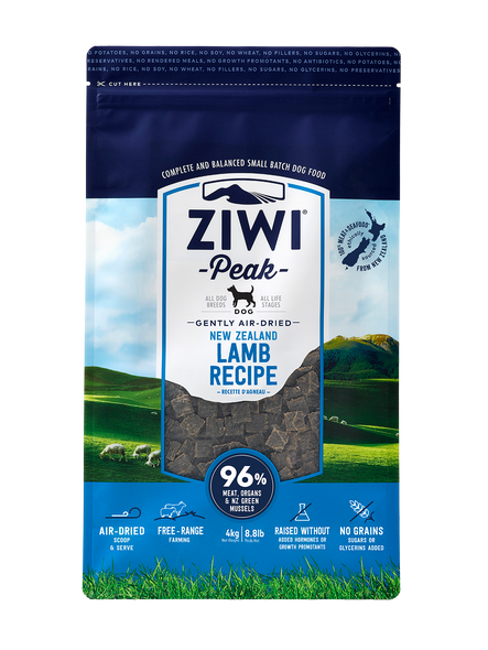 Ziwi Peak Lamb Air-Dried Dog Food 4kg