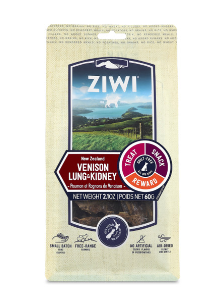 Ziwi Peak Venison Lung & Kidney Oral Health Chews 60g