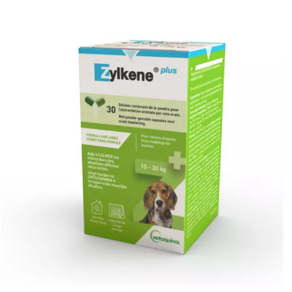 Zylkene Plus Calming Supplement For Medium Dogs 10-30kg